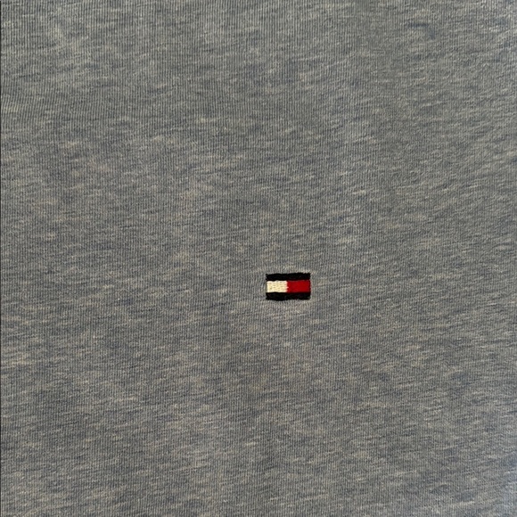 Tommy Hilfiger Men's Heather Blue T-Shirt Slim Fit M - Picture 3 of 5
